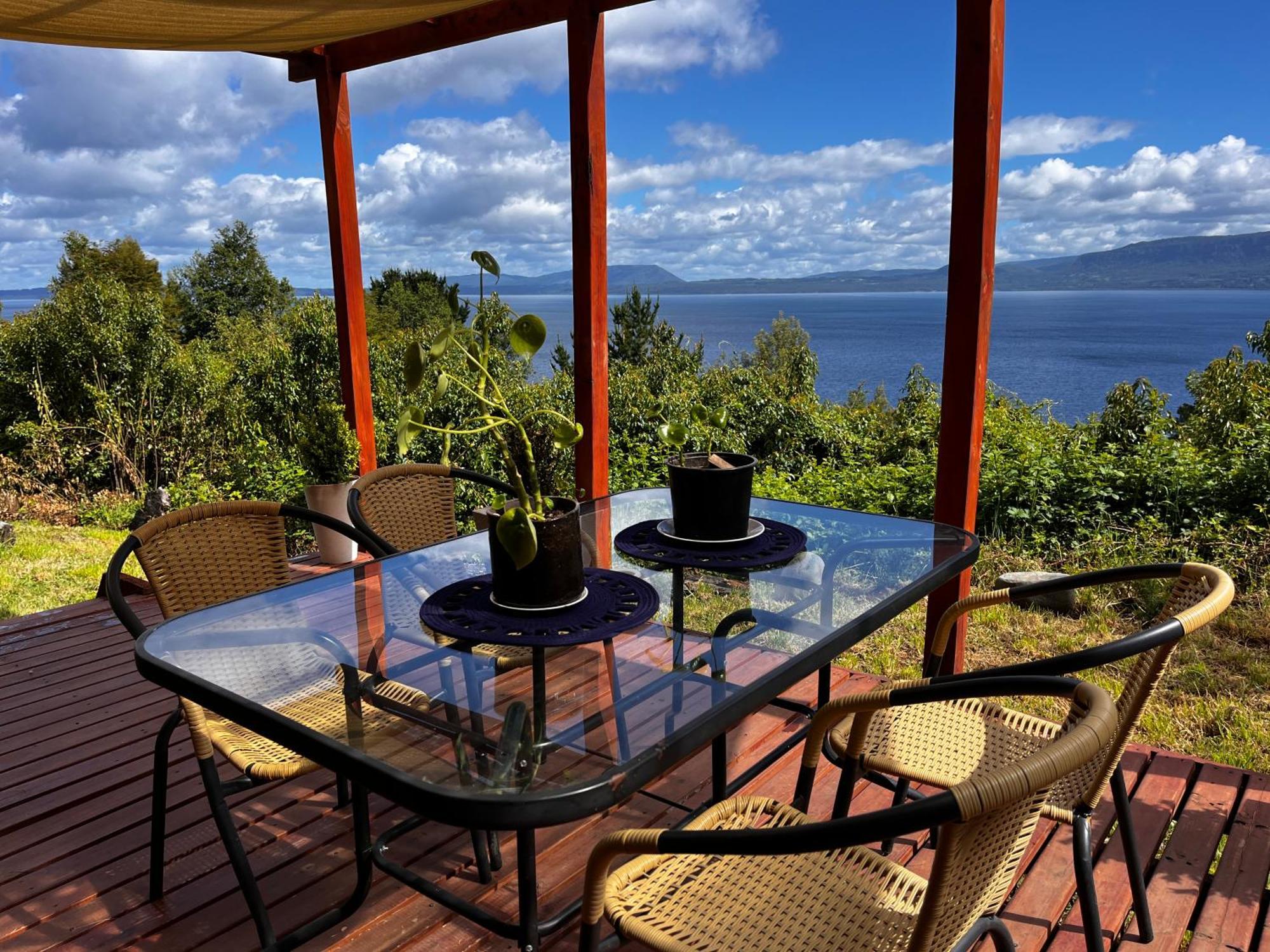 Cabanas Ayalen Con Vista Al Lago Pucón Cameră foto